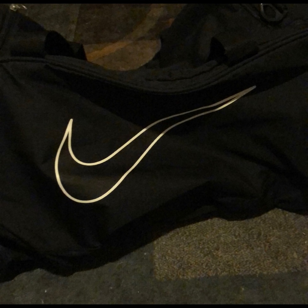 Large black nike duffle bag